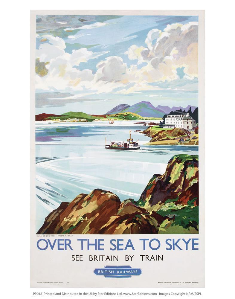 Over the Sea to Skye steel fridge magnet