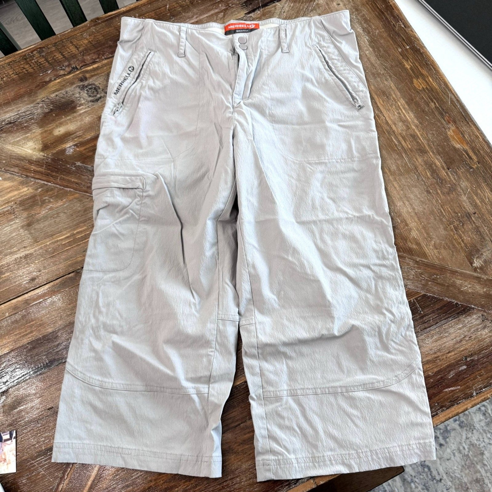 Pantaloni Capri grigi da donna Merrell Selectwick taglia 10 tagliati pantaloni escursionistici