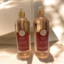 2-Pk, NEW- Erbario Toscano ~ Rose Soothing Shower Gel 33.8 fl oz Each 0.92 per gallon