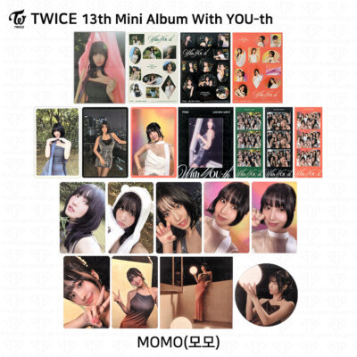 TWICE 13th Mini Album With YOU-th Youth Photocard Poster Film Sticker Momo