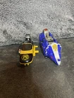 Vintage Power Rangers Bandai Vehicle Lot 1993 Triceratops Mammoth Side Car