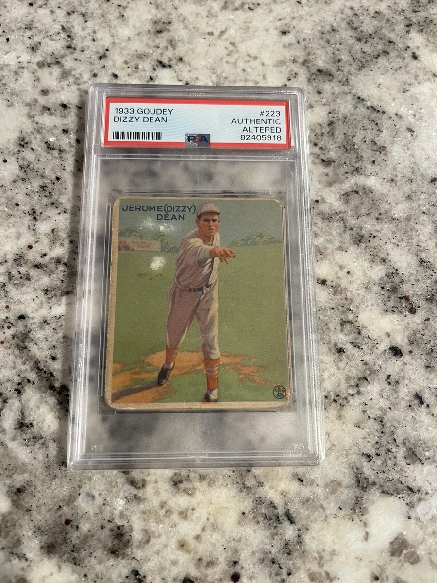 1933 Goudey Big League Chewing Gum - Jerome Dean #223 for sale | eBay