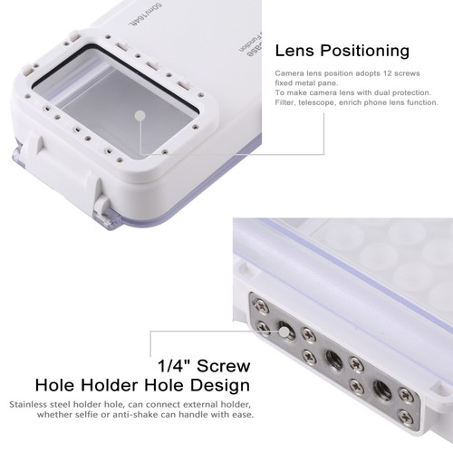 PULUZ 45M/147ft Waterproof Diving Smartphone Underwater Q6G6 - Picture 5 of 11