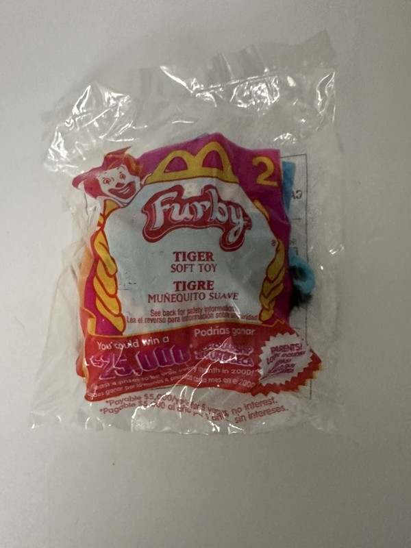 McDonald’s Furby Tiger 2000. New In Bag