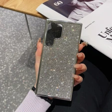Luxury Glitter Rhinestones Diamond Bling Phone Case For Samsung S23 S22 S21Ultra