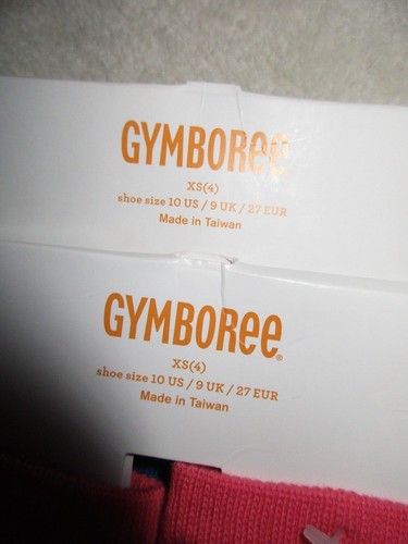 Gymboree Ice Dancer Flamingo LOL! Heart Socks XS 4 Shoe Size 10 NWT - Picture 4 of 4