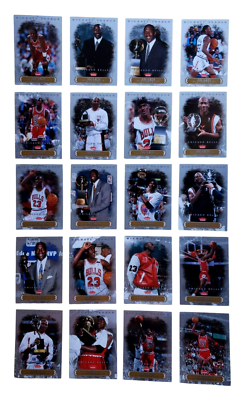 2007 Fleer MICHAEL JORDANS CAREER 200 Card Complete Set 2007 Fleer MICHAEL JORDANS CAREER 200 Card Complete Set