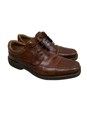 ECCO Oxford Lace Up Dress Shoes Mens Brown Sz 10.5 Casual | eBay display picture 1