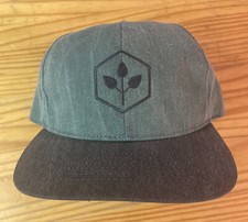 Vintage Green Farm Seed Trucker Hat Snapback Swingster Made in USA Canvas Kansas