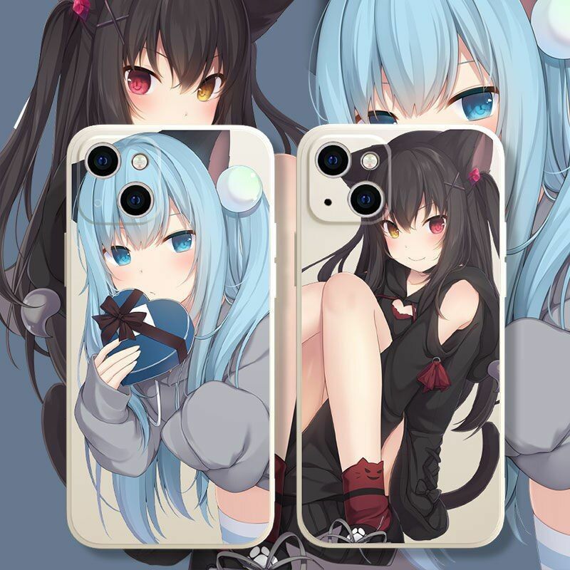 Tf4897 Cat Girl Pattern Lens Anti-fall Phone Case Title: Catgirl Pattern  Graphic Pattern Anti-fall Phone Case For Iphone 14, 13, 12, 11 Pro Max, Xs  Max, X, Xr, 8, 7, 6, 6s Mini, Plus - Temu