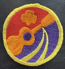 REDUCED! RARE 1974 Vintage Senior Girl Scout WORLD OF THE ARTS PATCH