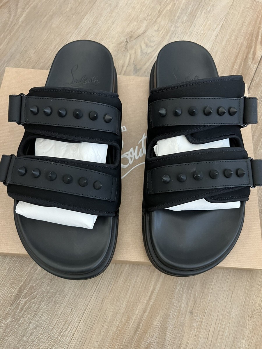 Christian Louboutin New Daddy Pool Spike Sandals Shoes 46
