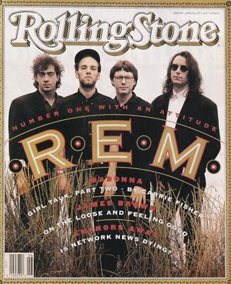 R.E.M., Rolling Stone Cover, 1991 - Mini Poster/Book Clipping