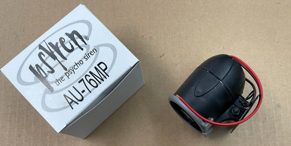NEW The Pyscho Siren Psyren AU-76MP Car Alarm 12V Mini Car Horn 2