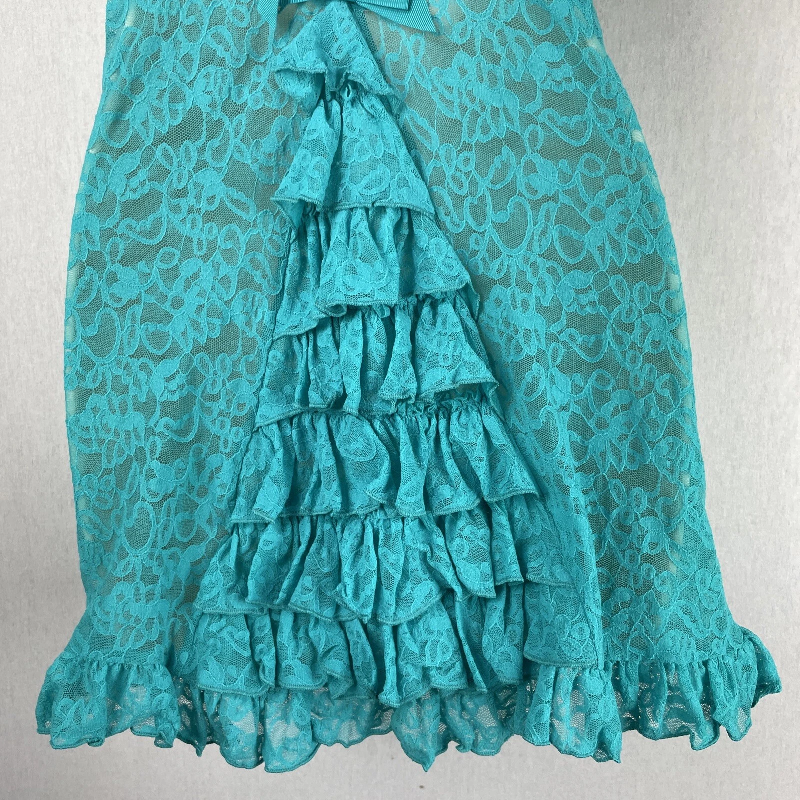 UNDERCOVER Victoria's Secret Lingerie Top Mini Abito Blu Medio The Lacie Sexy Coquette