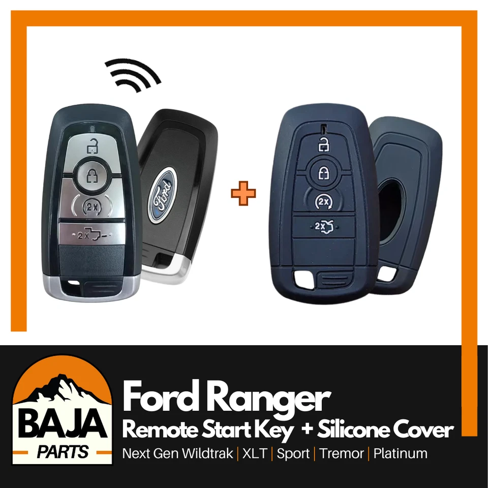 Ford Ranger Everest remote start key and silicone cover 2022+ Next Gen - image 1 of 4