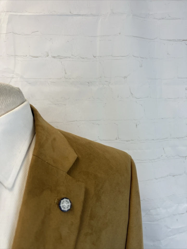 Blazer OTOÑO/INVIERNO Nautica Para Hombre Marrón Claro Sólido 44S $395 Foto 2 de 4