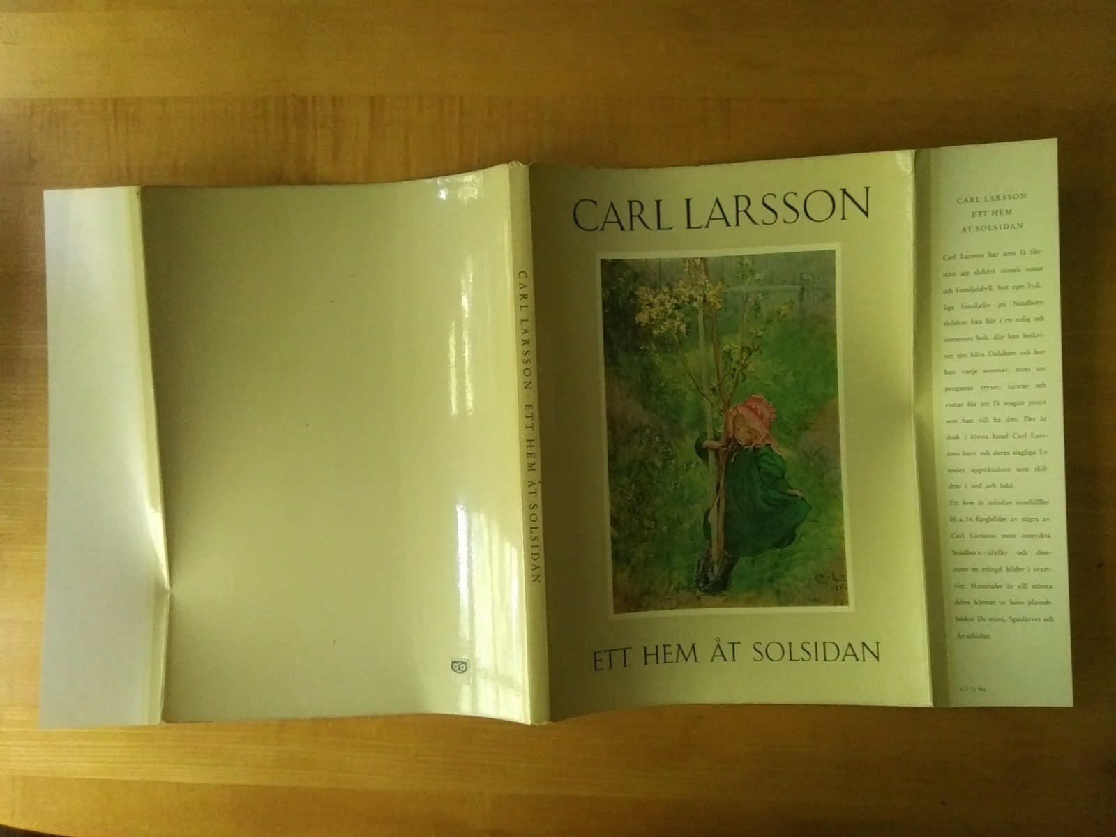 Carl Larsson ett Hem åt Solsidan. PBDJ. Albert Bonniers Förlag, Stockholm. 1972