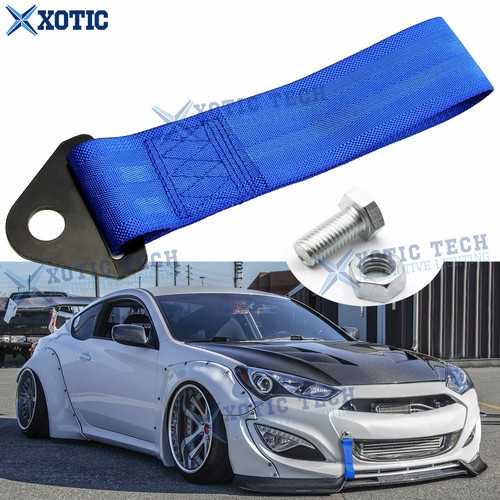 Tow Strap Front Rear Car Bumper Towing Hook Sporty Kit For Genesis
