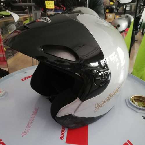 Casco jet d/jet aperto CABERG INSIDER argento silver enduro quad BMW - M 58  | eBay