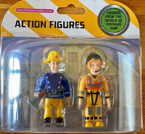 FIREMAN SAM 3 inch ~ Set of 2 Figures ~CLOSEOUT!