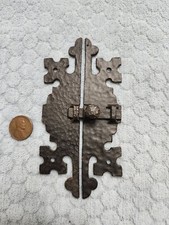 Cupboard Slide Latch Black Hammered