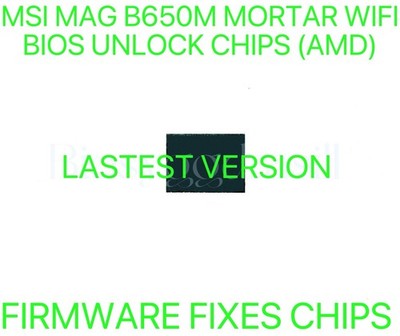 MSI MAG B650M MORTAR WIFI, NO PASSWORD FIRMWARE BIOS CHIP LATEST VERSION