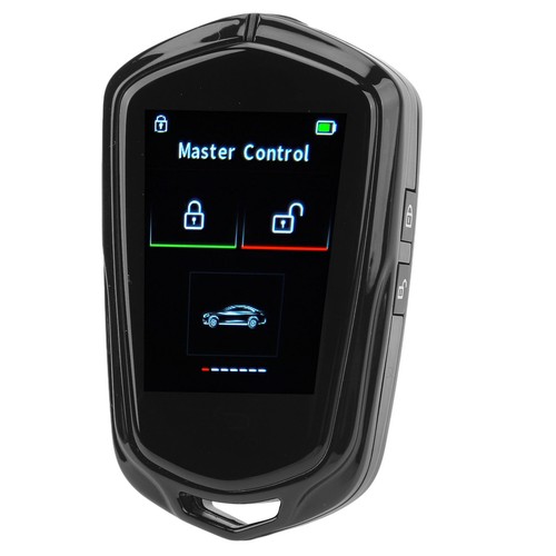 LCD Touch Screen Smart Key Anti Lost Car Key for One Click Start Car Black - Picture 8 of 12