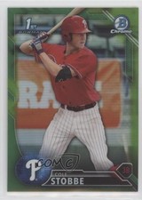 2016 Bowman Draft Chrome Picks Green Refractor 52/99 Cole Stobbe #BDC-62 0w47