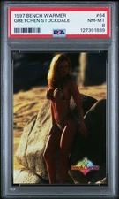 1997 BENCH WARMER #64 GRETCHEN STOCKDALE PSA 8