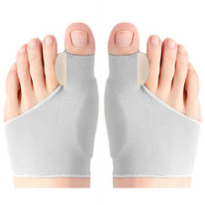 1Pair Toe Separator Hallux Valgus Bunion Corrector Hammer Toe Straightener Foot