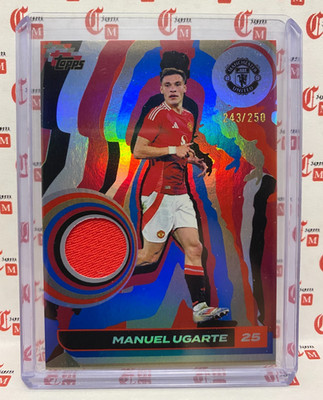 Manuel Ugarte /250 PATCH - Topps Manchester United TEAM SET - Presentation WORN