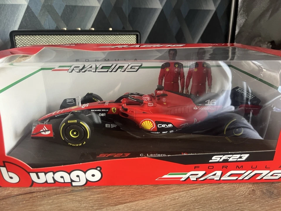 1:18 BURAGO Ferrari F1 Sf-23 #16 Season 2023 Charles Leclerc  BU16812LE - Immagine 3 di 4