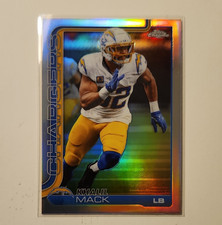Khalil Mack 2025 Topps Chrome Refractor #160 Chargers LB