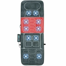 Gorelax Foldable Massage Mat Full Body Massager w/ Heat & 10 Vibration Motors