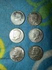 Kennedy Halves 1967 Circulated Lot of 6
