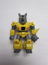 1986 Battle Beasts ROCKY RHINO #09 With Rub No Weapon