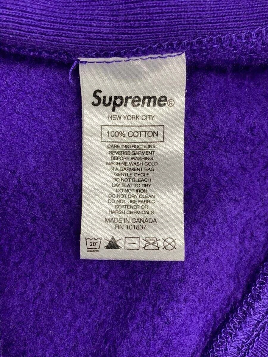 Felpa con cappuccio Supreme 20SS Gems S cotone viola