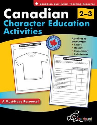 Canadian Character Education Activities Grades 2-3 by Demetra Turnbull Paperback