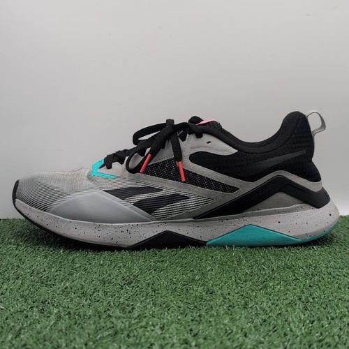 Reebok Nanoflex NFC Shoes Men's Size 14 Athletic Daily Running Sneaker Gray - Picture 4 of 14