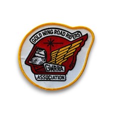 Vintage Gold Wing Road Riders Association GWRRA Patch 1980s Motorcycle Touring