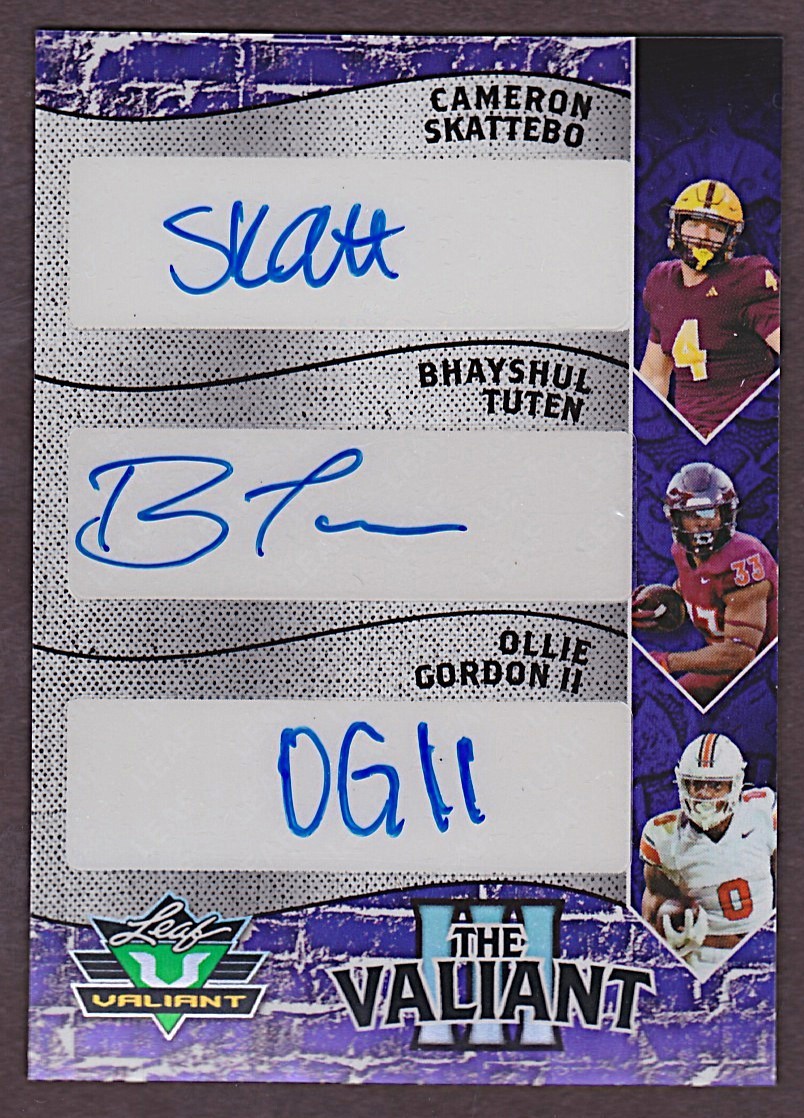 2025 Leaf Valiant III Cam Skattebo Bhayshul Tuten Ollie Gordon RC Auto 1/1