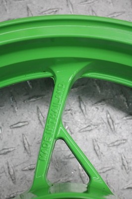 2024 KAWASAKI NINJA EX500 ABS GREEN REAR WHEEL RIM J17M/CXMT4.00