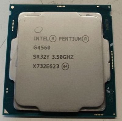 7Th Gen Intel Pentium G4560 LGA 1151 Desktop CPU Processor Dual Core 3.5 GHz