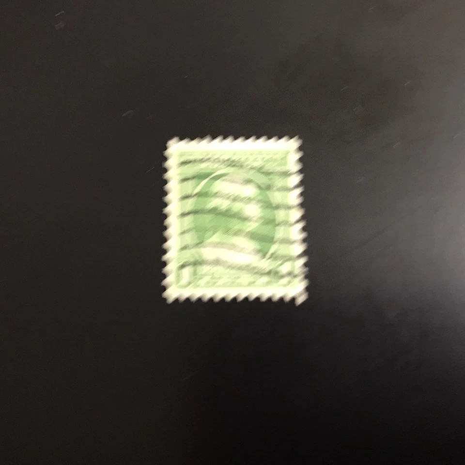George Washington green 1 cent Stamp 1732-1932 East Facing Rare - Image 3 of 4