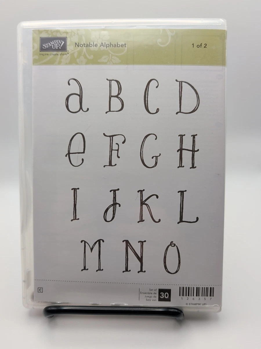 Stampin' Up! Numbers & Letters Craft Stamps for sale - eBay