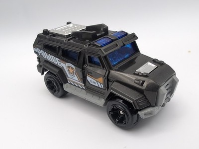 Zuru  Metal Machines Die Cast Police Truck Brown Gray