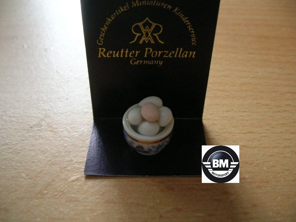 Reutter Porzellan Eierschüssel / Egg Bowl Puppenstube Dollhouse 1:12 Art 1.914/0 - Bild 2 von 4