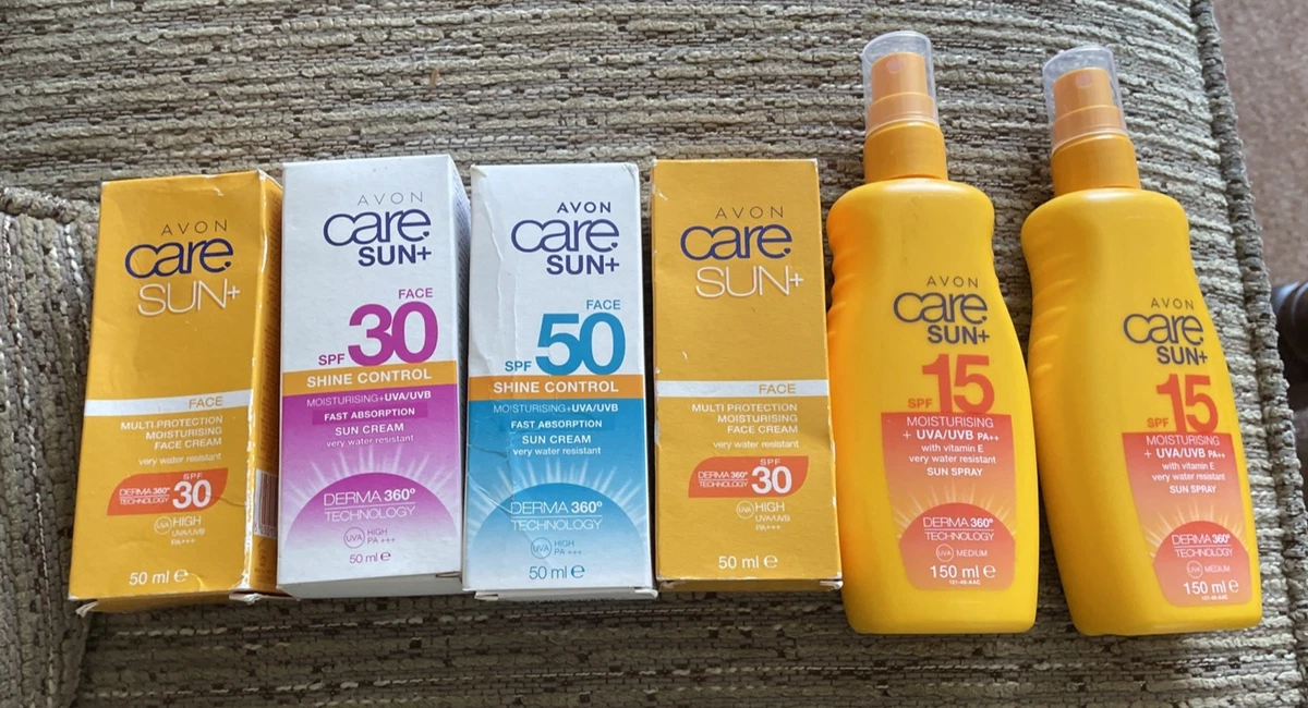 AVON SUNCARE sun care items, older stock, Discontinued,choose from dropdown list