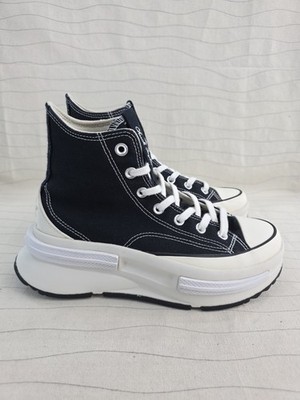 Converse Womens Run Star Legacy CX Platform Black White Sneakers A00869C Sz 7.5